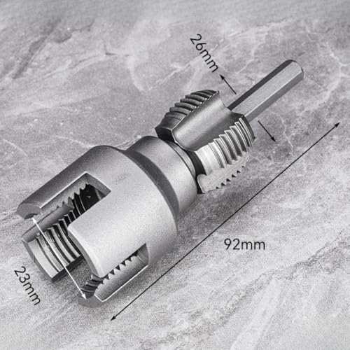 CALANDIS™ Ppr Pipe Threader Accessories Multifunction Plumbing Tool for Electric Drill 9.2cmx2.3cm | Taps & Dies | Hand Tools | Tools - Image 3