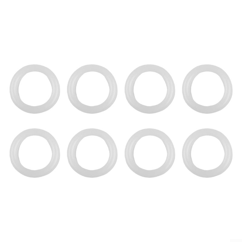 مجموعة حلقات الكروشيه البلاستيكية البيضاء مقاس 38 مم لتزيين حقائب اليد وحقائب الظهر ومقاعد السيارات DIY - Image 4