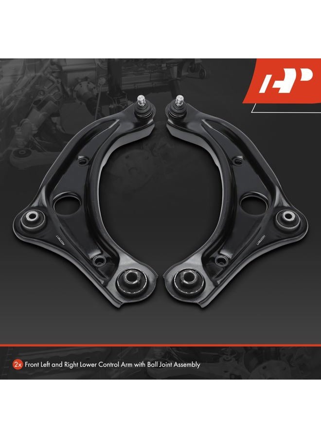 A-Premium 2 x Front Lower Control Arm, with Ball Joint and Bushing, Compatible with Nissan Kicks 2018-2023, Versa 2020-2023 - Image 3