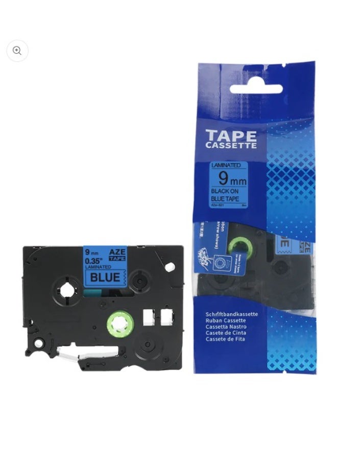 Reacon Compatible 9mm TZE/TZ Label Tape for Brother P-Touch Printers