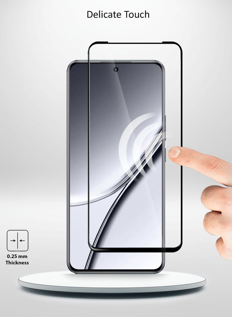 Techie Full Cover 10H Hardness HD Tempered Glass Screen Protector for Realme GT5 5G 2023 - Anti-Scratch, Anti-Fingerprint, and Bubbles Free Technology - Image 4