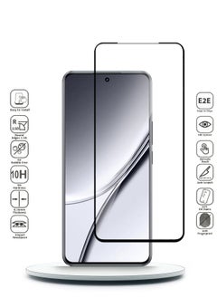 Techie Full Cover 10H Hardness HD Tempered Glass Screen Protector for Realme GT5 5G 2023 - Anti-Scratch, Anti-Fingerprint, and Bubbles Free Technology  - Image 2