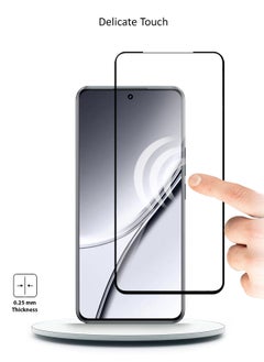 Techie Full Cover 10H Hardness HD Tempered Glass Screen Protector for Realme GT5 5G 2023 - Anti-Scratch, Anti-Fingerprint, and Bubbles Free Technology  - Image 4