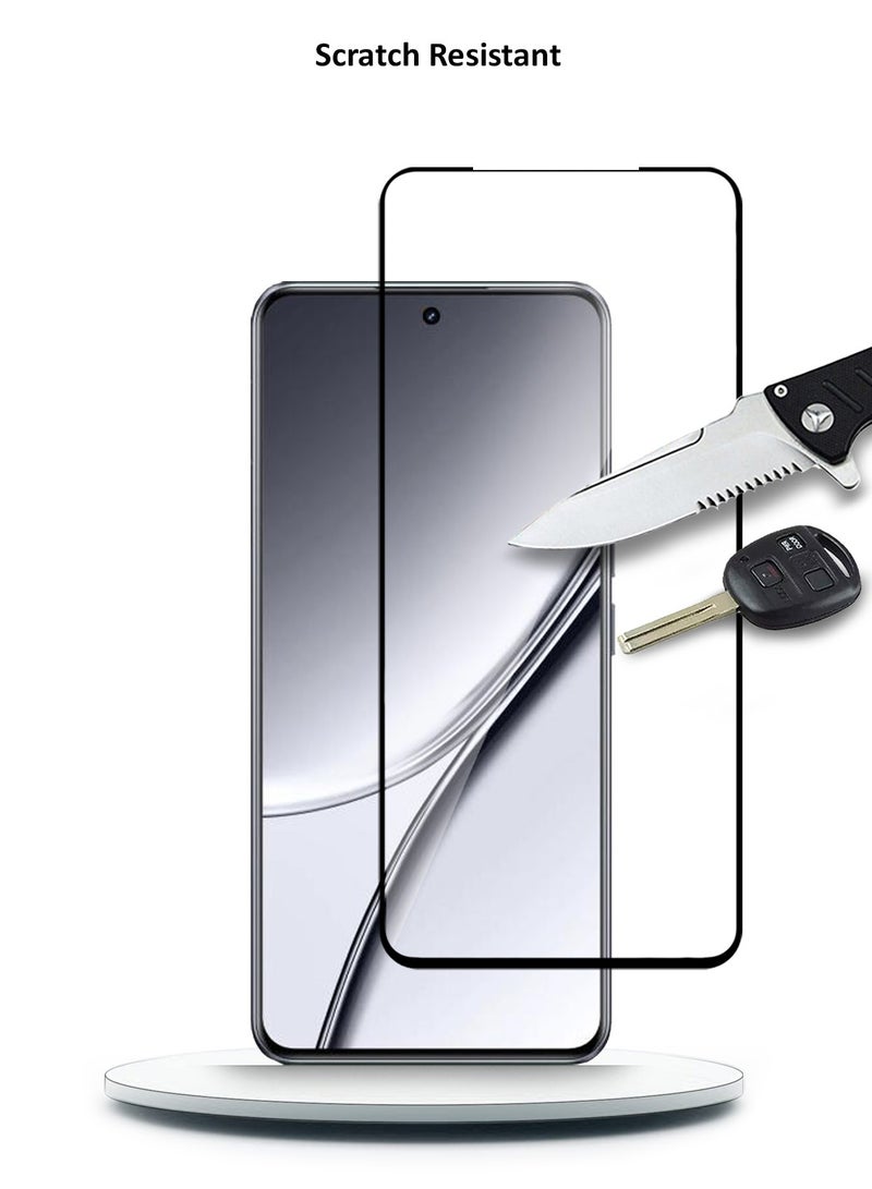Techie Full Cover 10H Hardness HD Tempered Glass Screen Protector for Realme GT5 5G 2023 - Anti-Scratch, Anti-Fingerprint, and Bubbles Free Technology  - Image 5