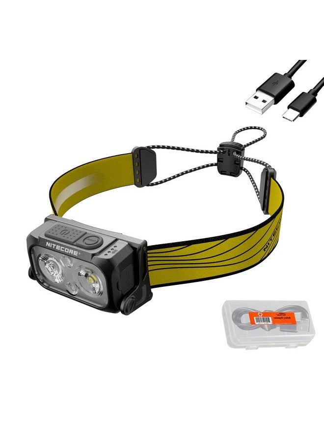 NITECORE - Nu25 400 Usb-C Rechargeable Headlamp, Lightweight, Dual Beam, With Red Lighting For Hiking, Climbing, And Camping, With Lumentac Organizer - Image 1