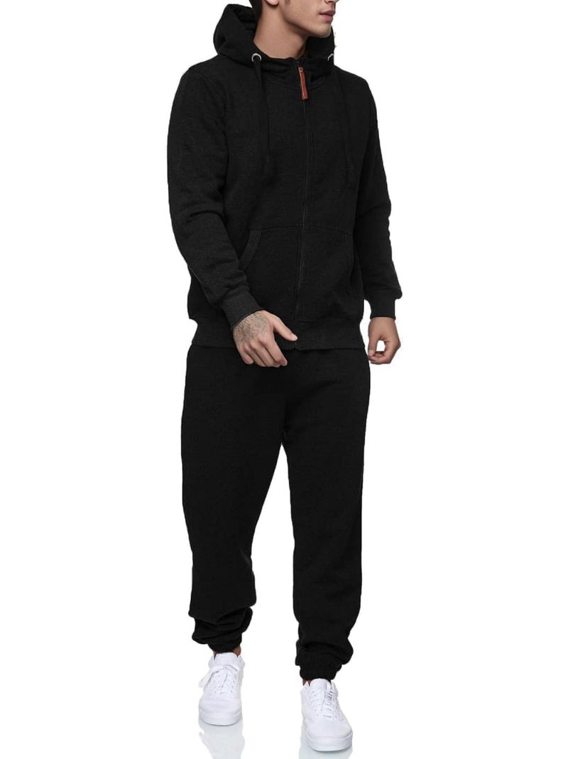 CUBECIRCLE Sweatsuits for Men 2 Piece Men's Jogging Tracksuit Set Hoodie Casual Athletic Long Sleeve Zipper Suit Set - Image 1