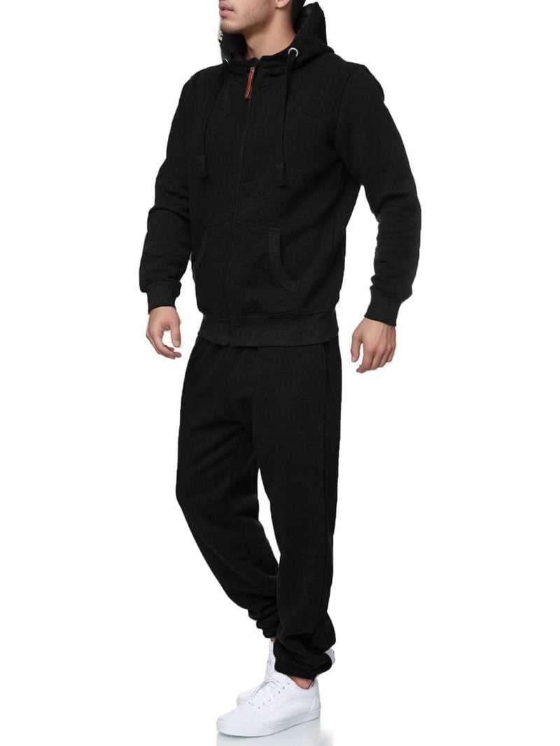 CUBECIRCLE Sweatsuits for Men 2 Piece Men's Jogging Tracksuit Set Hoodie Casual Athletic Long Sleeve Zipper Suit Set - Image 3