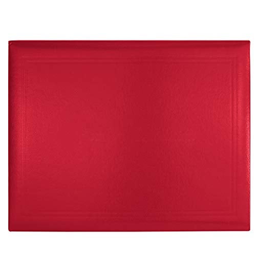GraduationMall 8.5"x11" Smooth Padded Diploma Cover Certificate Holder Red,1-Pack - Image 2