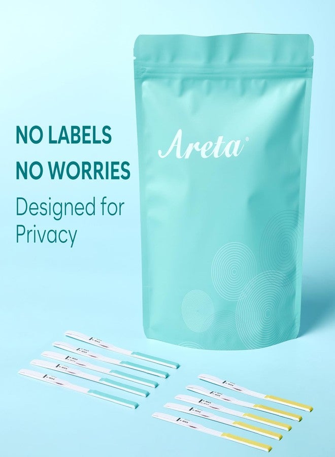 Areta Ovulation & Pregnancy Test Strips: 20 Ovulation Strips & 10 Pregnancy Tests Combo Kit | Accurate at-Home Fertility Tracker | Exp 07/11/2026 - Image 5