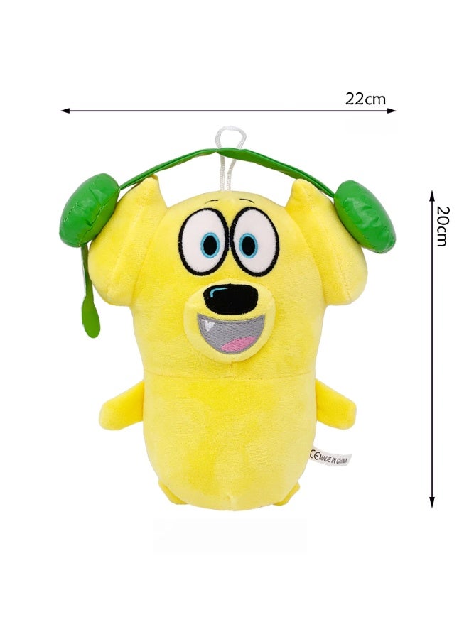 عام تايلر وسنوي سنجل حزمة شخصية دمية الأصفر الكلب سنوي لطيف ألعاب من نسيج مخملي أفضل هدية للعائلة والأصدقاء - Image 3