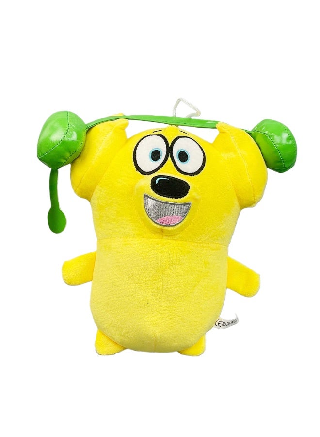 عام تايلر وسنوي سنجل حزمة شخصية دمية الأصفر الكلب سنوي لطيف ألعاب من نسيج مخملي أفضل هدية للعائلة والأصدقاء - Image 1