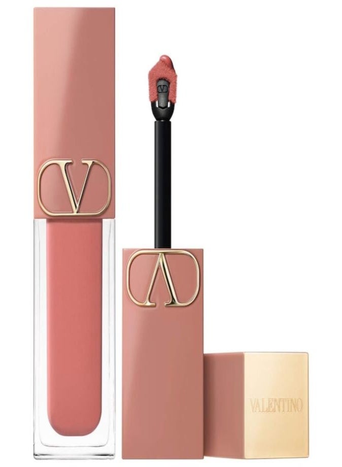 Valentino Liquirosso 2-in-1 Soft Matte Liquid Lipstick & Blush 6.5ml – 109R : Catch me if you can Long-Lasting Velvet Lip & Cheek Color - Image 1