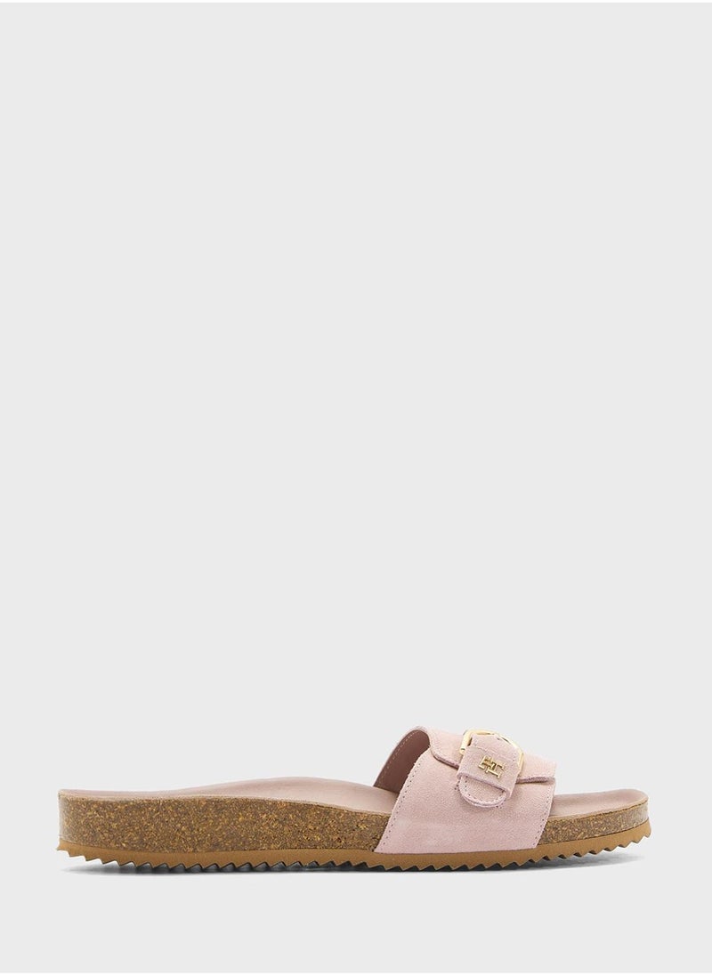 Soft Suede Adjustable Mule