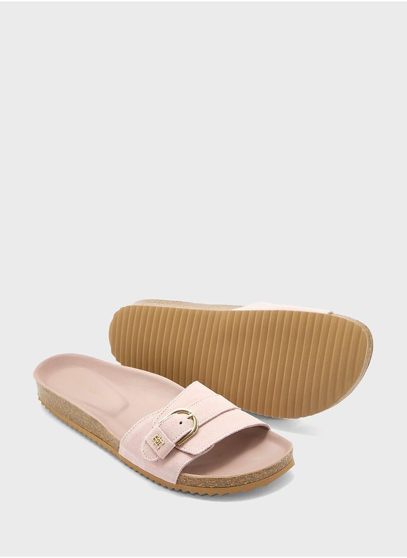 Soft Suede Adjustable Mule