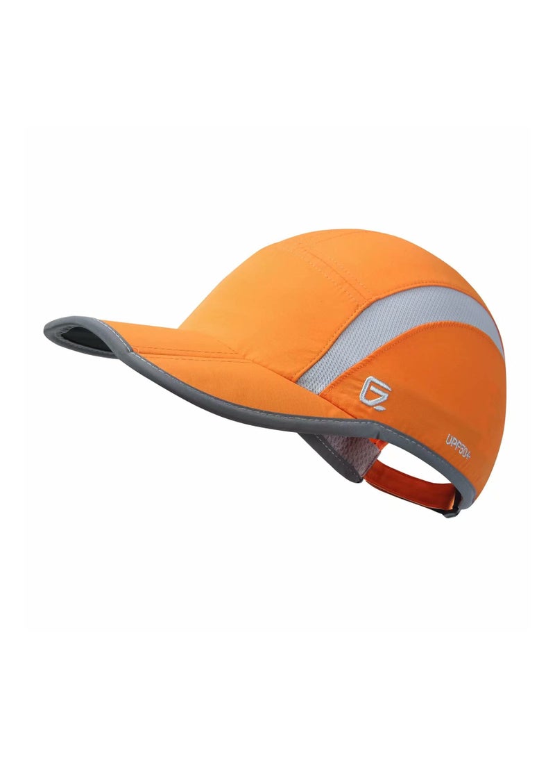 Adjustable UV Protection Baseball Cap Cool and Comfortable for Sports Folding Design Reflective Outdoor Hat - Image 1