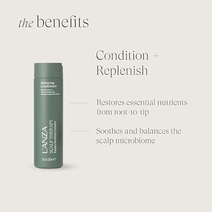 L'anza HEALING NOURISH STIMULATING CONDITIONER, ENCOURAGES HEALTHY HAIR GROWTH WHILE ELIMINATING DEAD SKIN CELLS, SEBUM, RESIDUE & DHT, FOR A HEALTHY AND FRESH HAIR AND SCALP (8.5 FL OZ) - Image 3