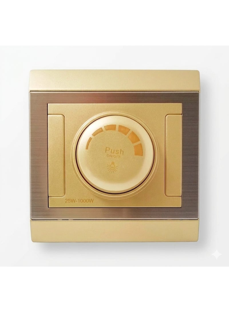 1000W Dimmer Light Switch Gold - Image 1