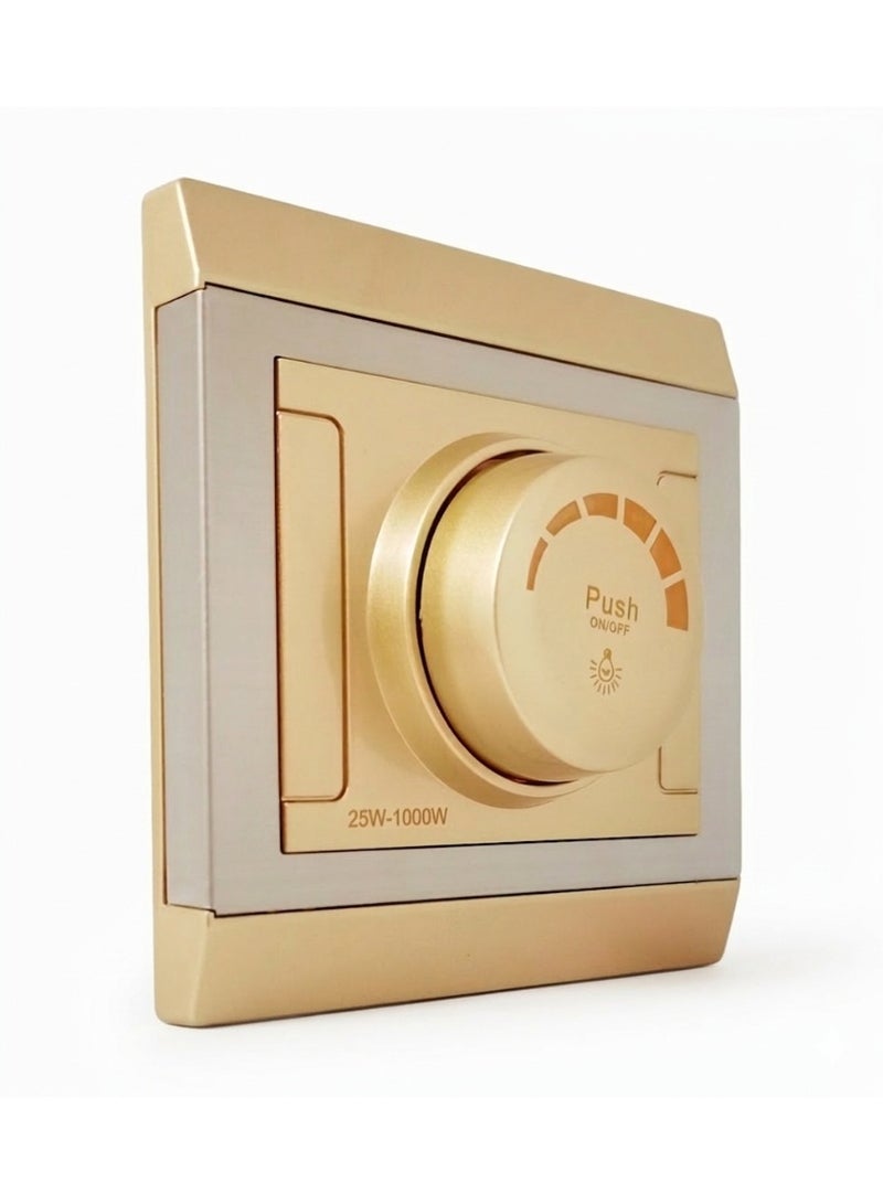 1000W Dimmer Light Switch Gold - Image 2