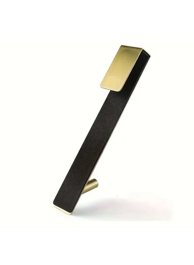 Golden Frameless Glass Shower Door Hooks Modern Wall Mounted Heavy Duty Suction Cup Screw Mounted Design - Image 1