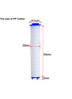Hanayo Shower Head 3 Modes High Pressure Filtered Hand Held Shower Head Multifunctional Head Water Saving Purifies Water Shower Head With PP Cotton Filter Extra Stones Easy Install  - Image 4