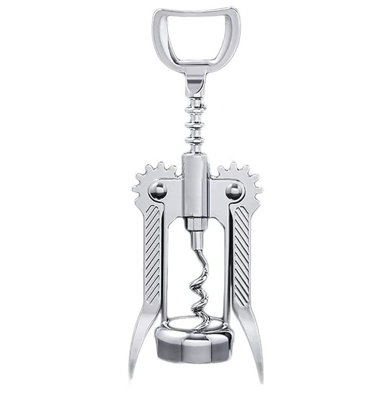 Wine Opener Wine Bottle Opener Multifunctional Wing Corkscrew Wine Bottle Opener for All Cork Stoppered and Beer Cap Bottles Heavy Duty Manual Cork Screw Tool for Men Birthday Gift - Image 1