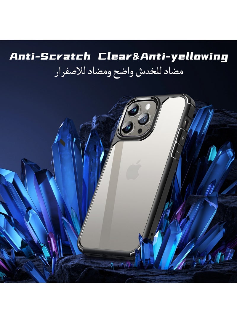 أوتشوانغ انفوسن جراب شفاف لموبايل ايفون 15 Pro، جراب خلفي صلب رفيع للغاية من السيليكون المقاوم للصدمات لموبايل ابل ايفون 15 Pro - Image 3