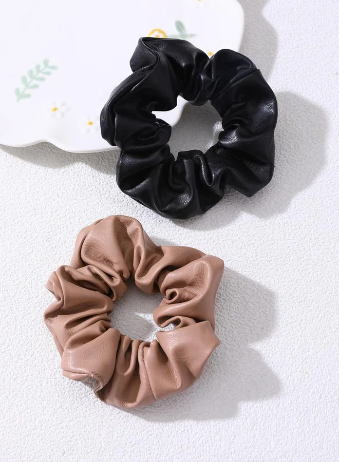 Take Two Take Two Set of 2 - Leather Hair Ties