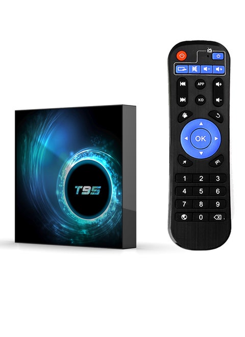 T95 Android 10.0 Smart TV Box Allwinner H616 Quad-core 64 Bit 4K Media Player 6K HDR H.265 VP9 4GB / 32GB 2.4G  5G WiFi BT5.0 100M LAN LCD Display