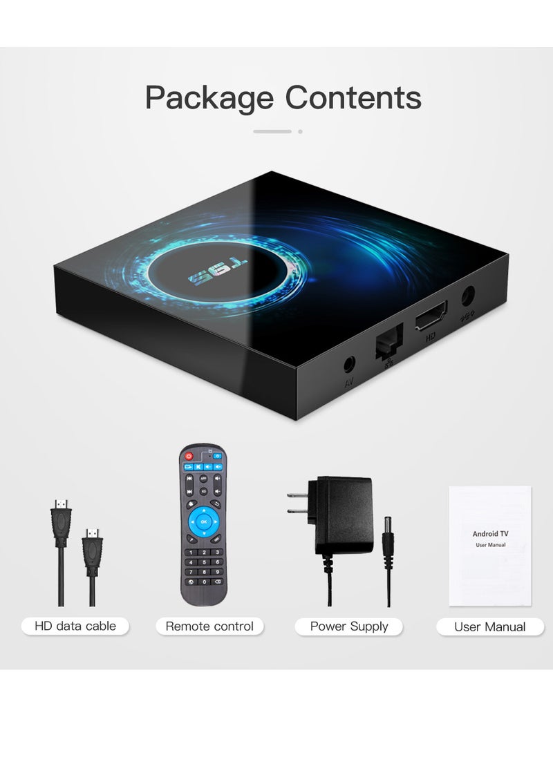 Generic - T95 Android 10.0 Smart TV Box Allwinner H616 Quad-core 64 Bit 4K Media Player 6K HDR H.265 VP9 4GB / 32GB 2.4G  5G WiFi BT5.0 100M LAN LCD Display - Image 1