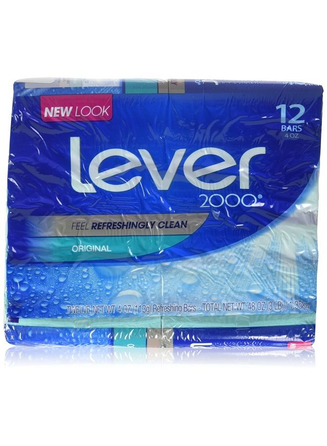 Lever 2000 Bar Soap, Original, 4 oz, 24 Bar