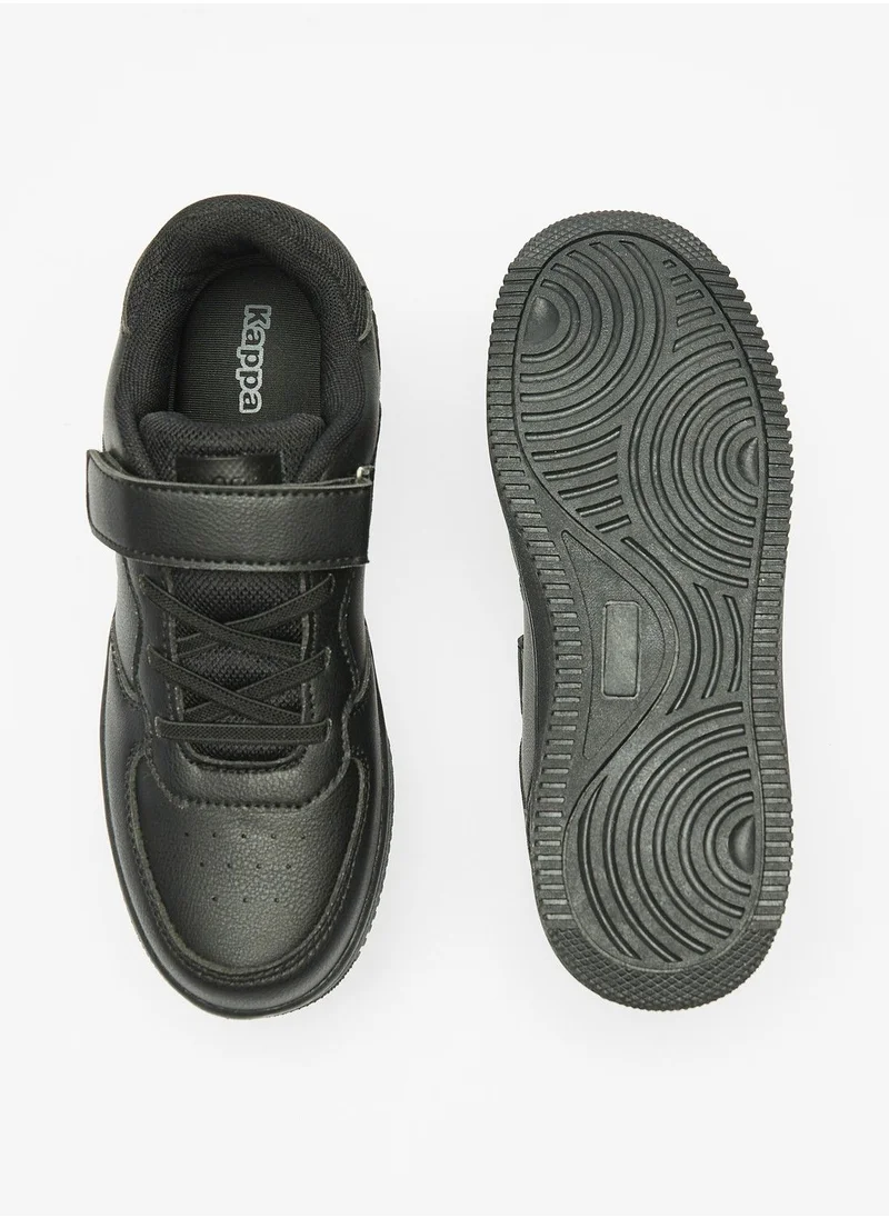 كابا Boys Logo Detail Sneakers with Hook and Loop Closure