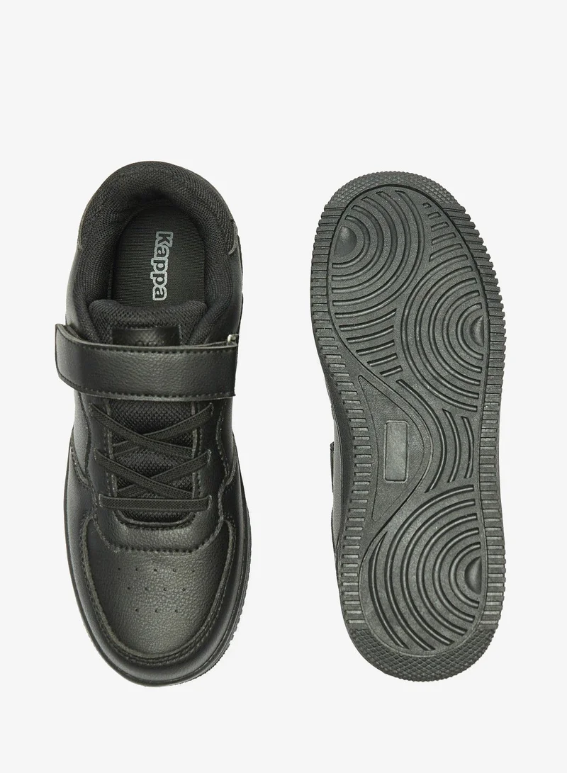 Kappa Black Kids Detail Hook And Loop Closure School Sports Shoes With Cushioning for Men | Best Price UAE