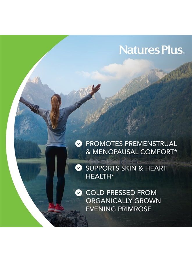 Nature's Plus زيت زهرة الربيع المسائية ناتشرز بلس ألترا EPO 1500-1500 ملغ، 60 كبسولة لينة - خالي من الغلوتين - 60 حصة - Image 4
