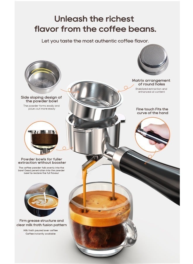 HiBREW 20Bar Semi Automatic Espresso Coffee Machine Temperature Adjustable Cold/Hot Super Slim Coffee Maker Cappuccino H10B - Image 3
