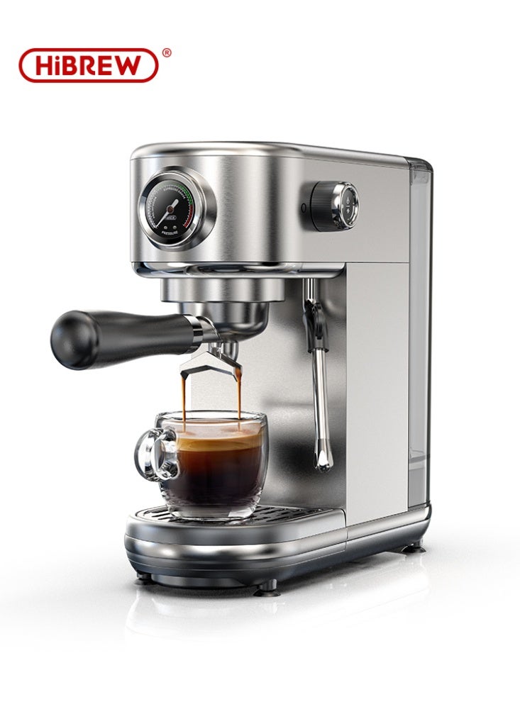 HiBREW 20Bar Semi Automatic Espresso Coffee Machine Temperature Adjustable Cold/Hot Super Slim Coffee Maker Espresso, Americano, Cappuccino, Latte, Macchiato H10B - Image 1