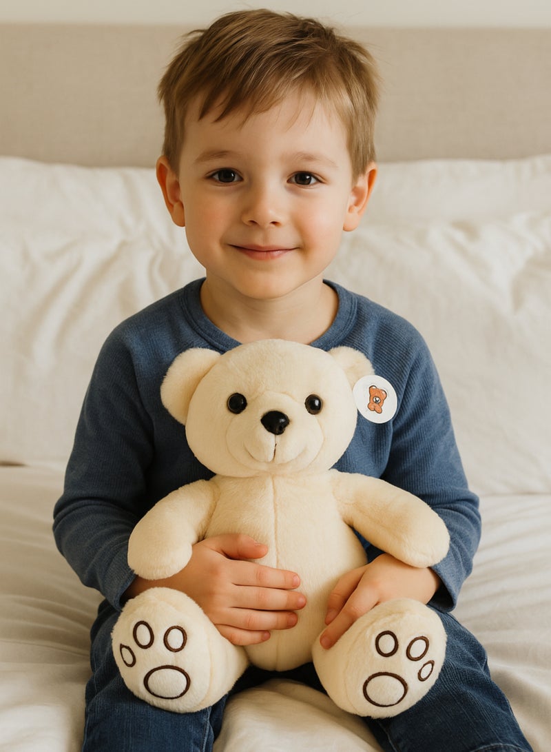 دب تيدي ناعم وفخم - لعبة محشوة لطيفة ومناسبة للعناق | مصنوع من قماش عالي الجودة وناعم الملمس | هدية مثالية للأطفال والرضع والأحباء. - Image 4