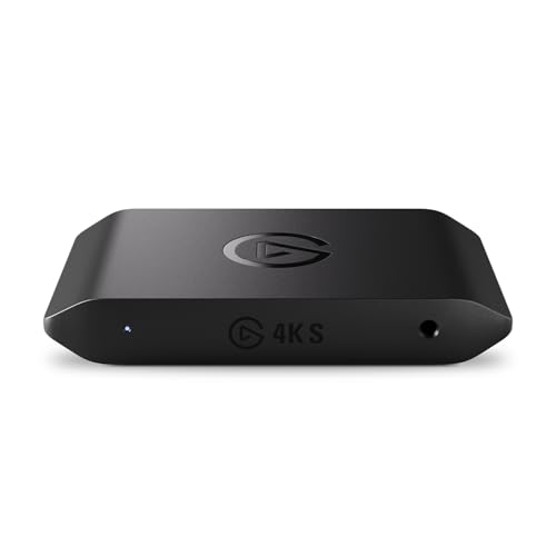 elgato إلجاتو 4K S – بطاقة التقاط خارجية لجهاز PS5، Xbox Series X/S، Switch 2، PC، Mac، iPad | 4K60، 1440p120، أو 1080p240 تمرير والتقاط، HDR10، VRR، USB-C، زمن تأخير قريب من الصفر - Image 1