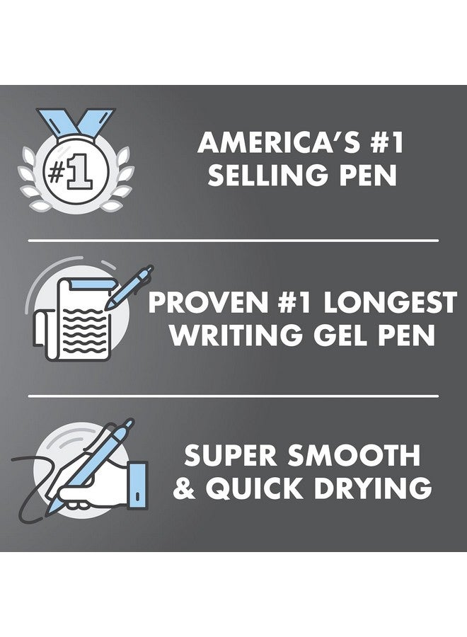 بايلوت أقلام حبر جل فاخرة قابلة للسحب من PILOT G2، ذات رأس عريض (1.0 مم)، متنوعة، عبوة من 10 أقلام (11887) - Image 4