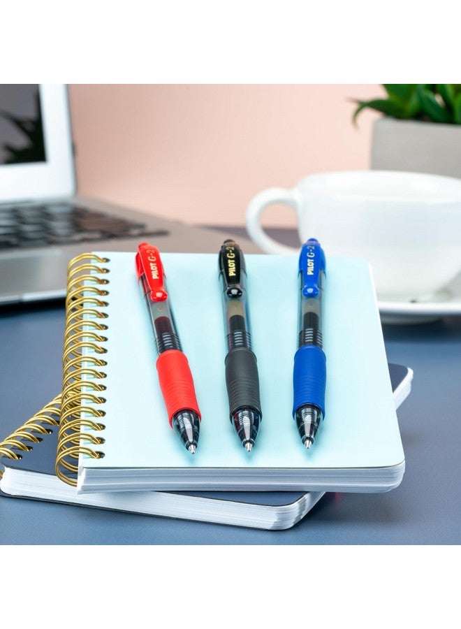 بايلوت أقلام حبر جل فاخرة قابلة للسحب من PILOT G2، ذات رأس عريض (1.0 مم)، متنوعة، عبوة من 10 أقلام (11887) - Image 5