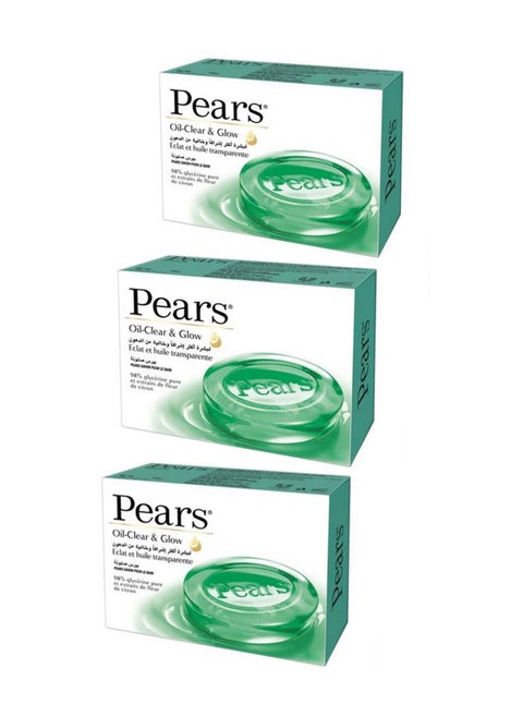 Oil Clear And Glow Soap Pack Of 3 125g