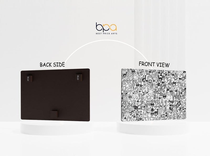 BPA Zedduo Comics Acrylic Canvas Wall Art - Image 4