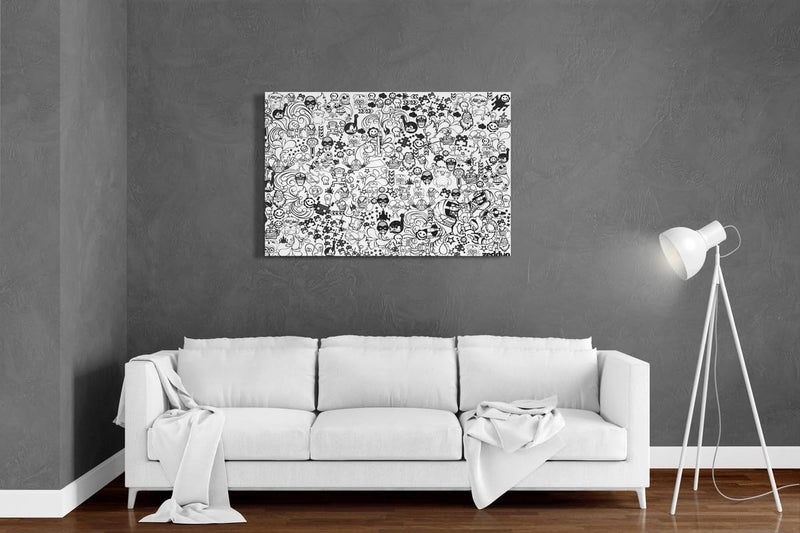 BPA Zedduo Comics Acrylic Canvas Wall Art - Image 2