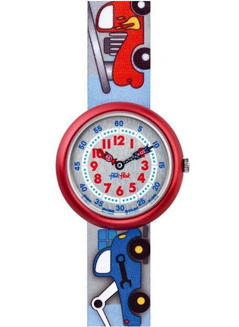 Kids Unisex Learn With Me Boy Quartz Movement Water Resistant Wrist Watch - 32 Mm