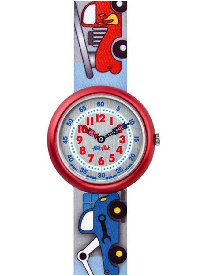 Swatch - Kids Unisex Learn With Me Boy Quartz Movement Water Resistant Wrist Watch - 32 Mm - Image 1