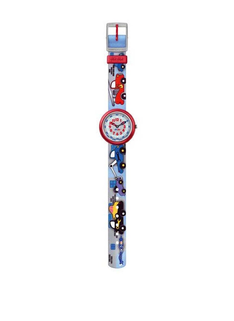Swatch - Kids Unisex Learn With Me Boy Quartz Movement Water Resistant Wrist Watch - 32 Mm - Image 1