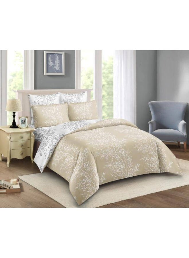 Premium King Bedding Set (6 Piece) – Soft & Breathable 220x240cm Duvet Cover Set Cotton