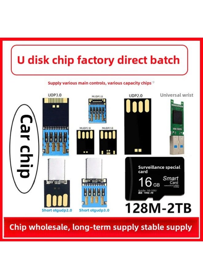 Long-term Supply Of Memory Card U Disk Chip UDP 2.0 3.0 Long And Short Black Colloid Universal TYPE-C Tf Card-Color:Universal OTG Interface-Capacity:64GB  - Image 2