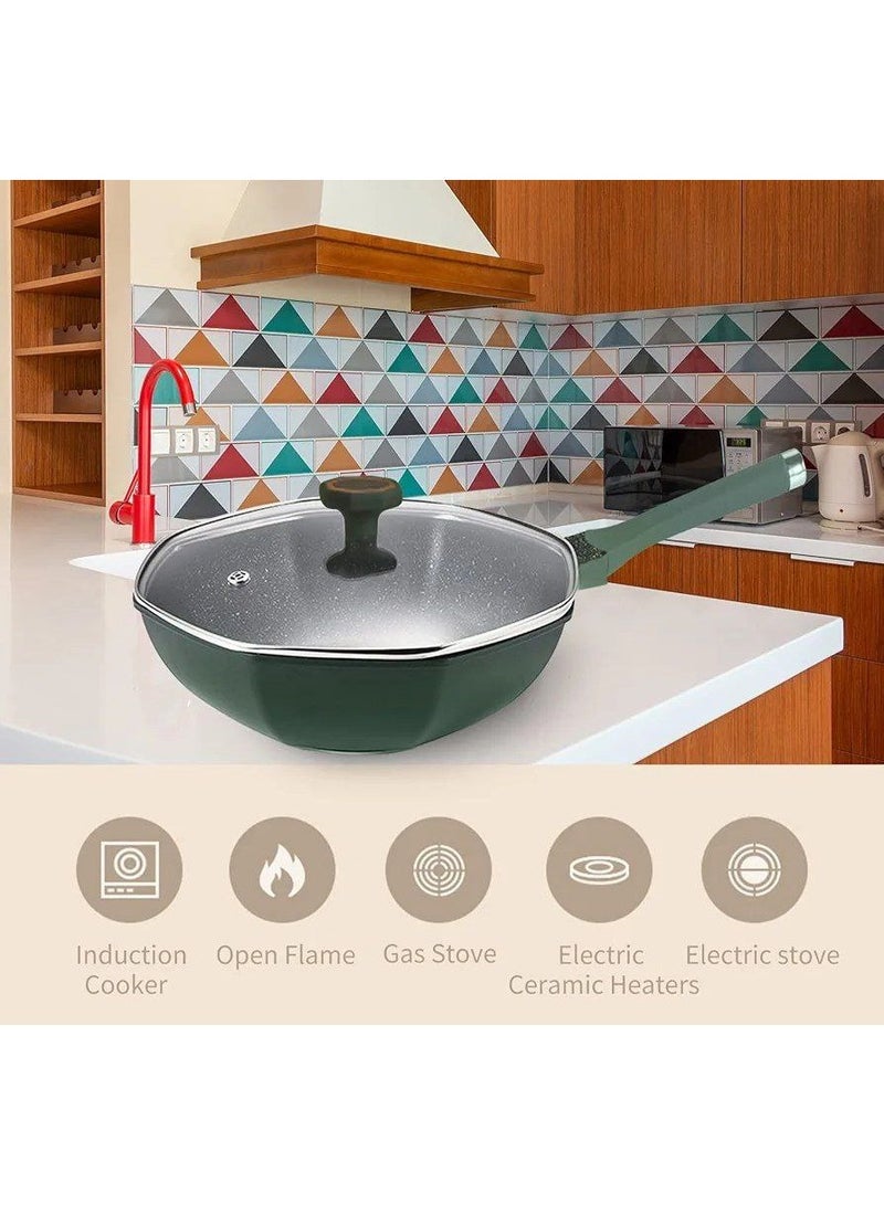 8-inch granite wok, 32 cm - Image 3