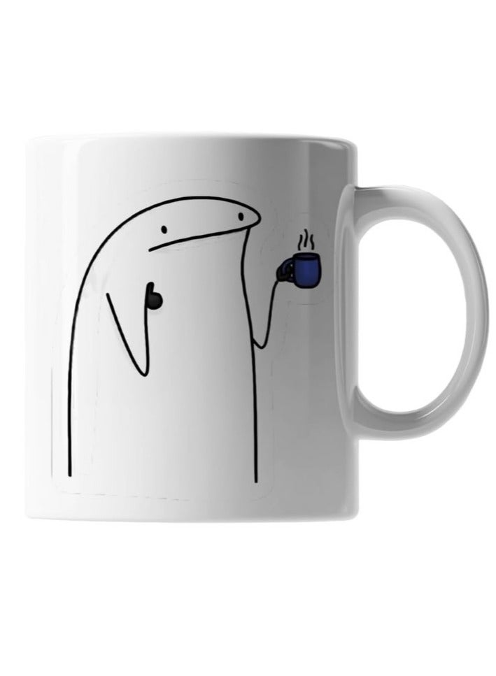 Printed Ceramic Mug – 330ml Durable Coffee Cup for Daily Use – Ideal for Home, Office & Gifting – Elegant Printed Finish – Easy to Clean, Microwave Safe – Model WB1501OI