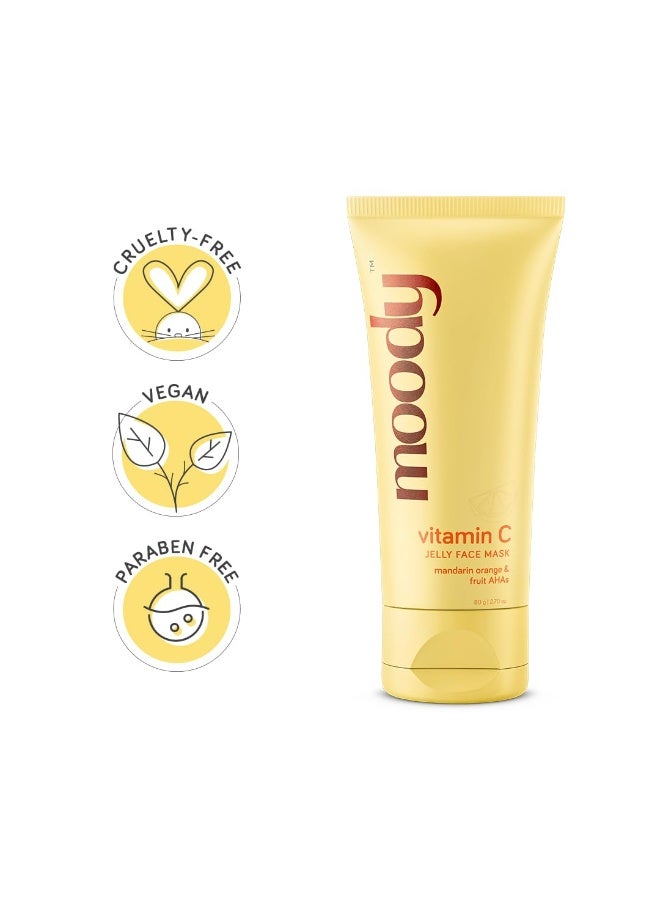  مودي قناع مودي المقشر للوجه بتركيبة ١٠٪ من حمض ألفا هيدروكسي (AHA) مع فيتامين سي وحمض الهيالورونيك والنياسيناميد | يزيل الاسمرار ويزيل التصبغات وينظف المسام ويتحكم في إفراز الزيوت الزائدة، مناسب لجميع أنواع البشرة - ١٠٠ مل - Image 4